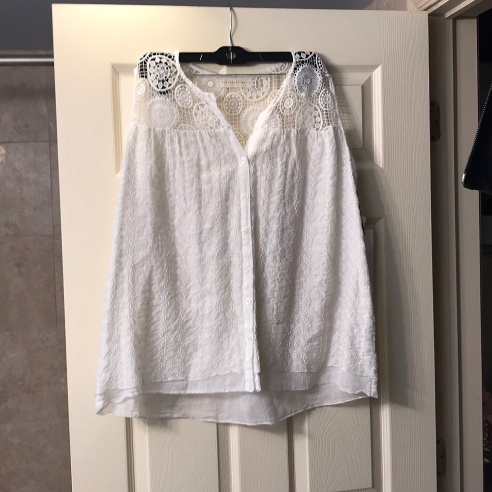 4 Love And Liberty NWT Small White Tank Johnny Was